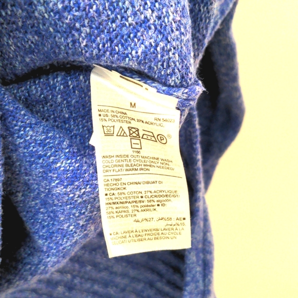 Old Navy heather blue sweater - Picture 4 of 6